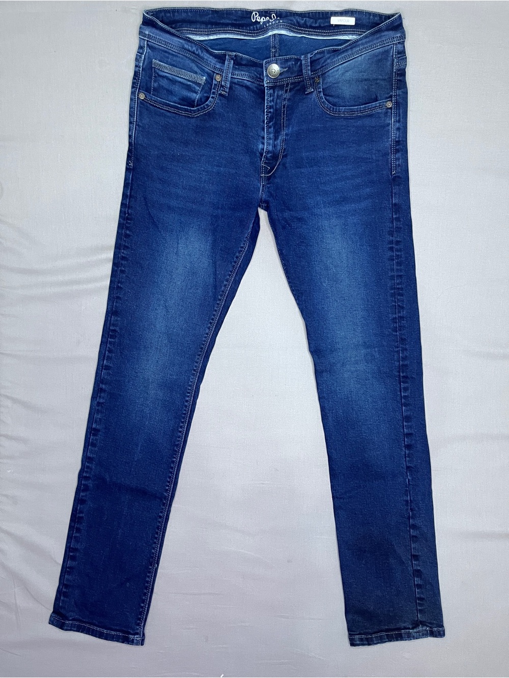 Pepe Jeans Men's Vapor Dark Blue Denim 32x33